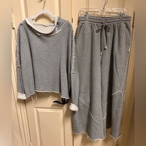 Easel size large vintage style sweat set